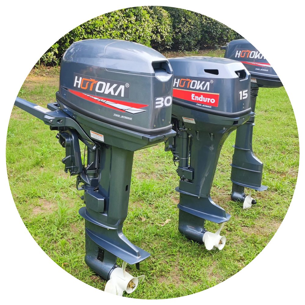 HOTOKA Short Shaft Long Shaft Boat Engine 2 Stroke 4 Stroke Outboard Engine 30hp Marina Outboard Boat Motor